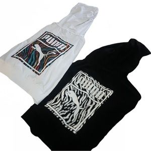 NWT Two Puma Hooded Cropped Sweatshirts